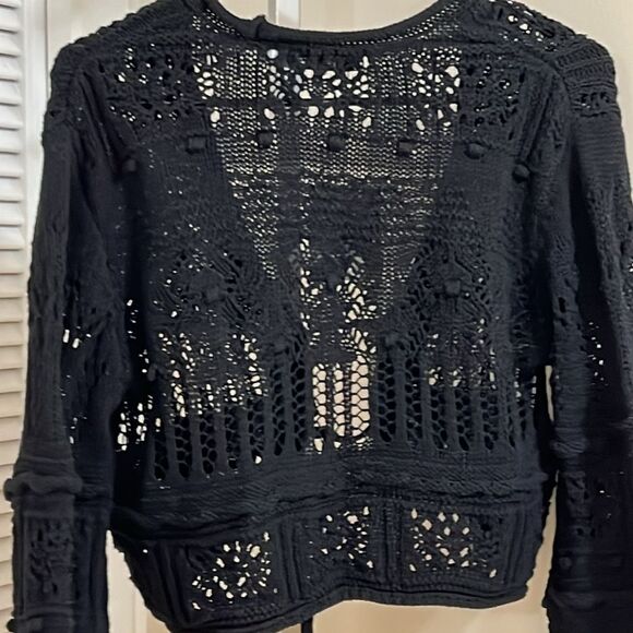 NWT Zara crocheted top/cover-up Size Medium - Picture 7 of 7